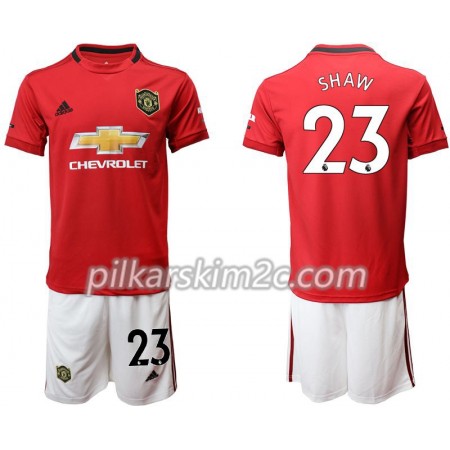 Koszulka Manchester United Shaw 23 Dziecięca Główna 2019-2020 - Koszulki Piłkarskie